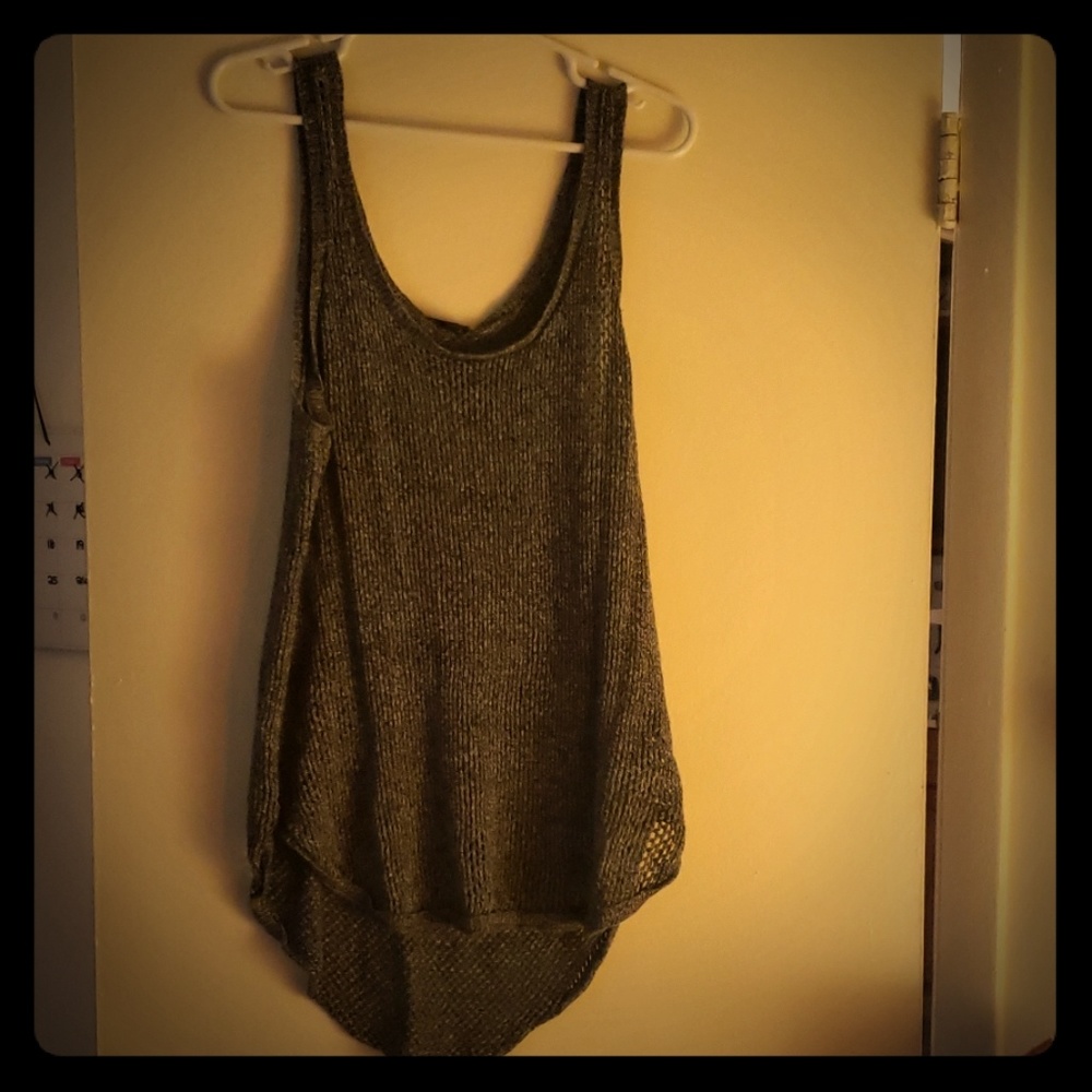 Silver Metallic Tank